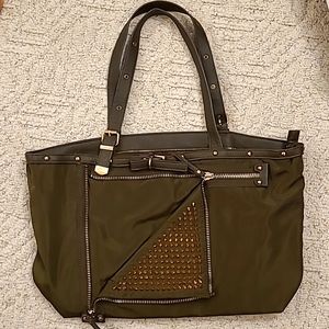 Olive Green Punky Tote